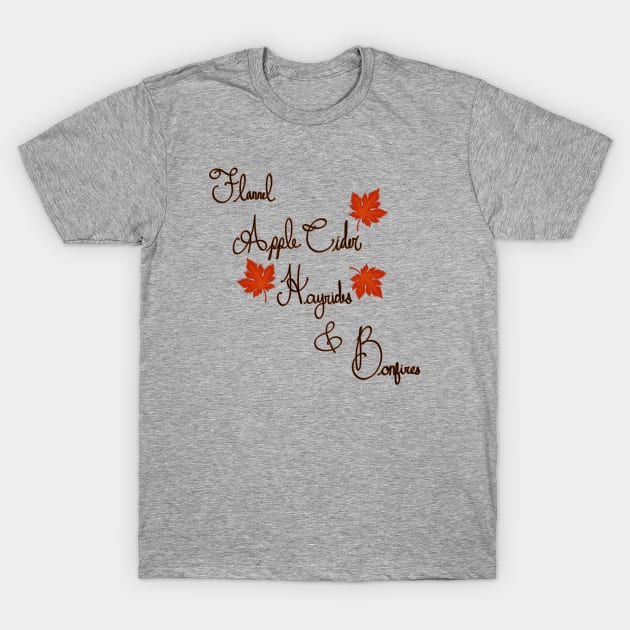 Fall Quote T-Shirt by Feisty Designs 